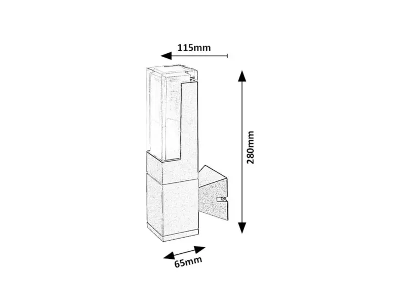 Záhradné svietidlo Rabalux 77126 LED 7W 450lm 2700-4000-6000K 230V IP54